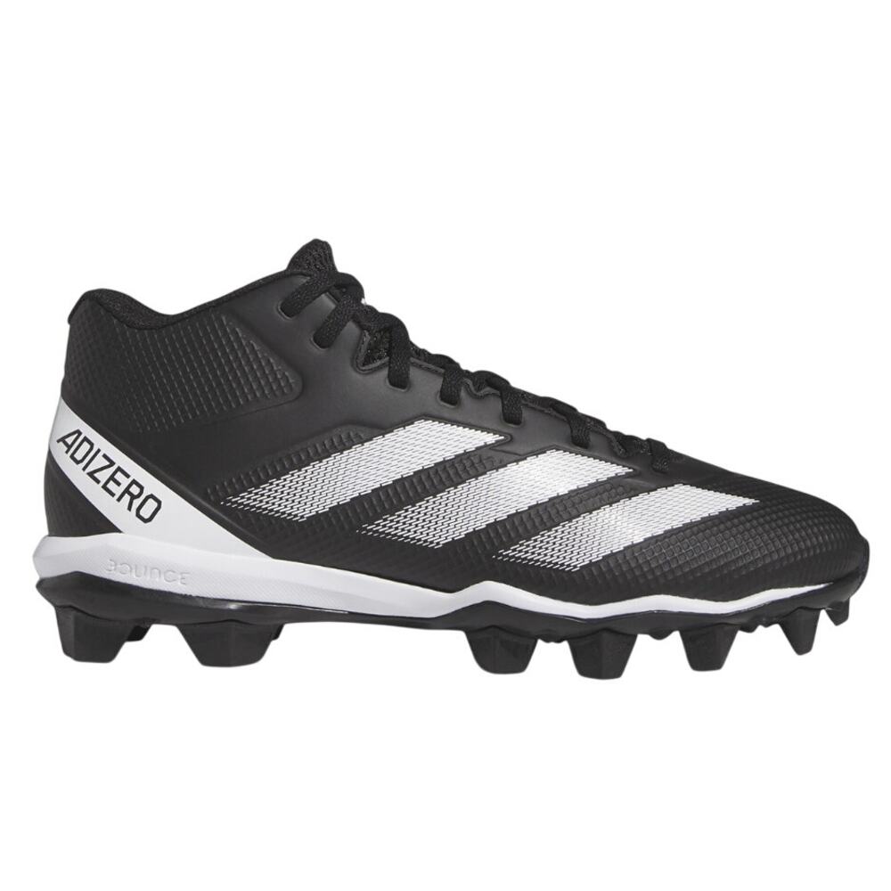 Adidas Mens Adizero Impact.2 MD Football Cleats US 11 Black White Athletic EUC